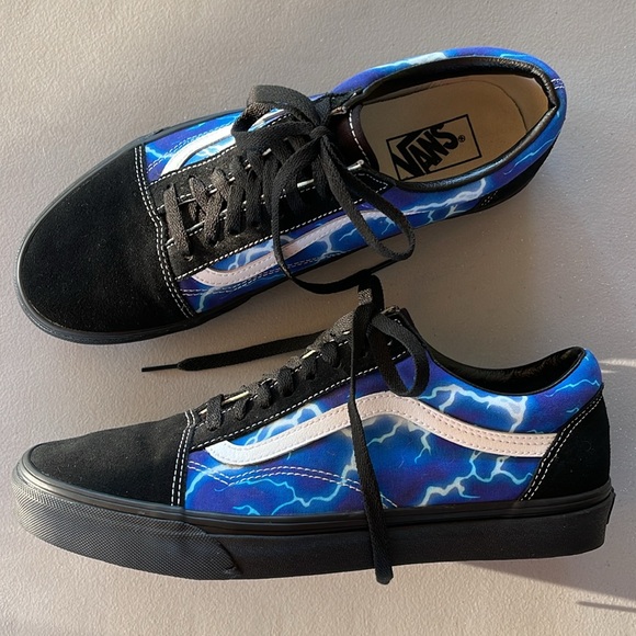 Vans Old Skool 'Lightning - Blue Men’s Size 11.5 - Picture 16 of 16